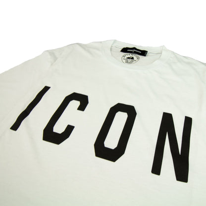 Dsquared2 Icon Print T-shirt White 0100