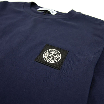 Stone Island Junior Chest Patch T/s Blue V0026