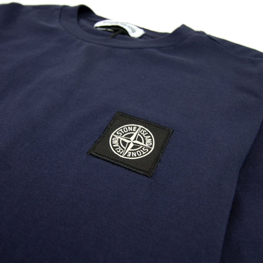 Stone Island Junior Chest Patch T/s Blue V0026