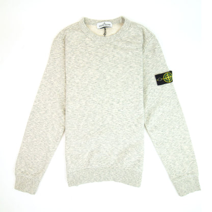 Stone Island Junior S/S Marl Sweatshirt Dust Grey V0060