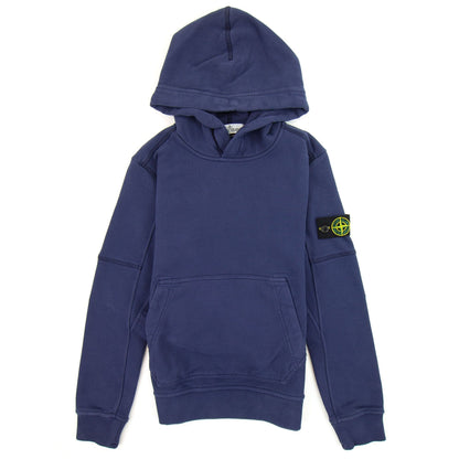 Stone Island Junior 60240 Hooded Sweatshirt Blue V0026