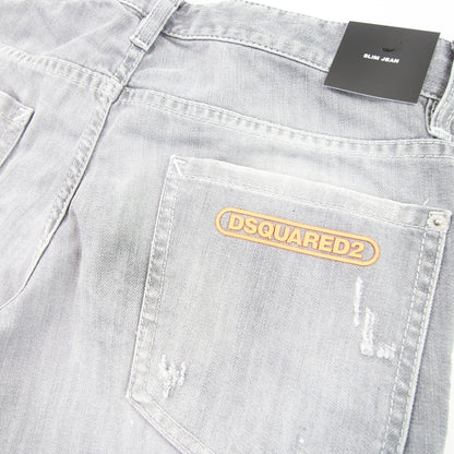 Dsquared2 Grey Denim Slim Jeans Grey