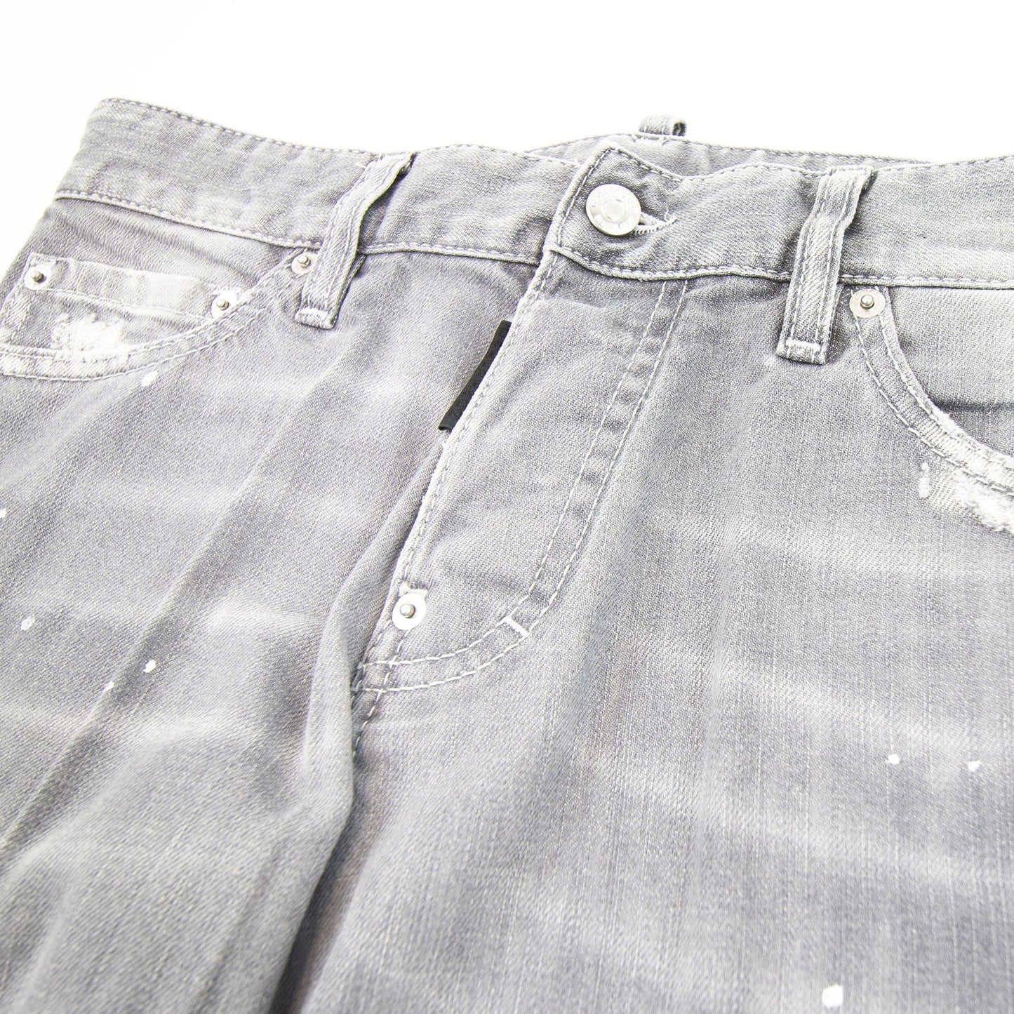 Dsquared2 Grey Denim Slim Jeans Grey