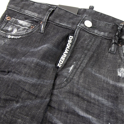 Dsquared2 Black Worked Slim Jeans Black