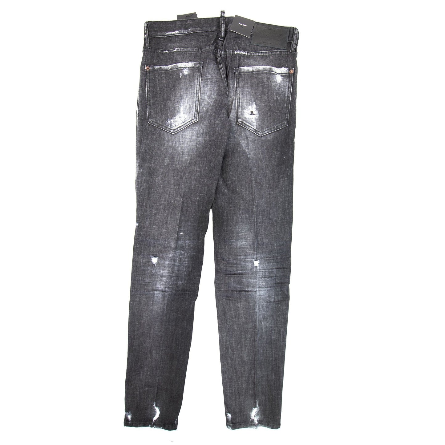 Dsquared2 Black Worked Slim Jeans Black