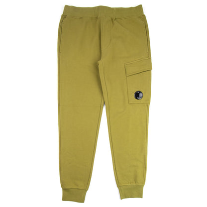 CP Company Diagonal Raised Fleece Lens Sweat Pant Moss Green 639