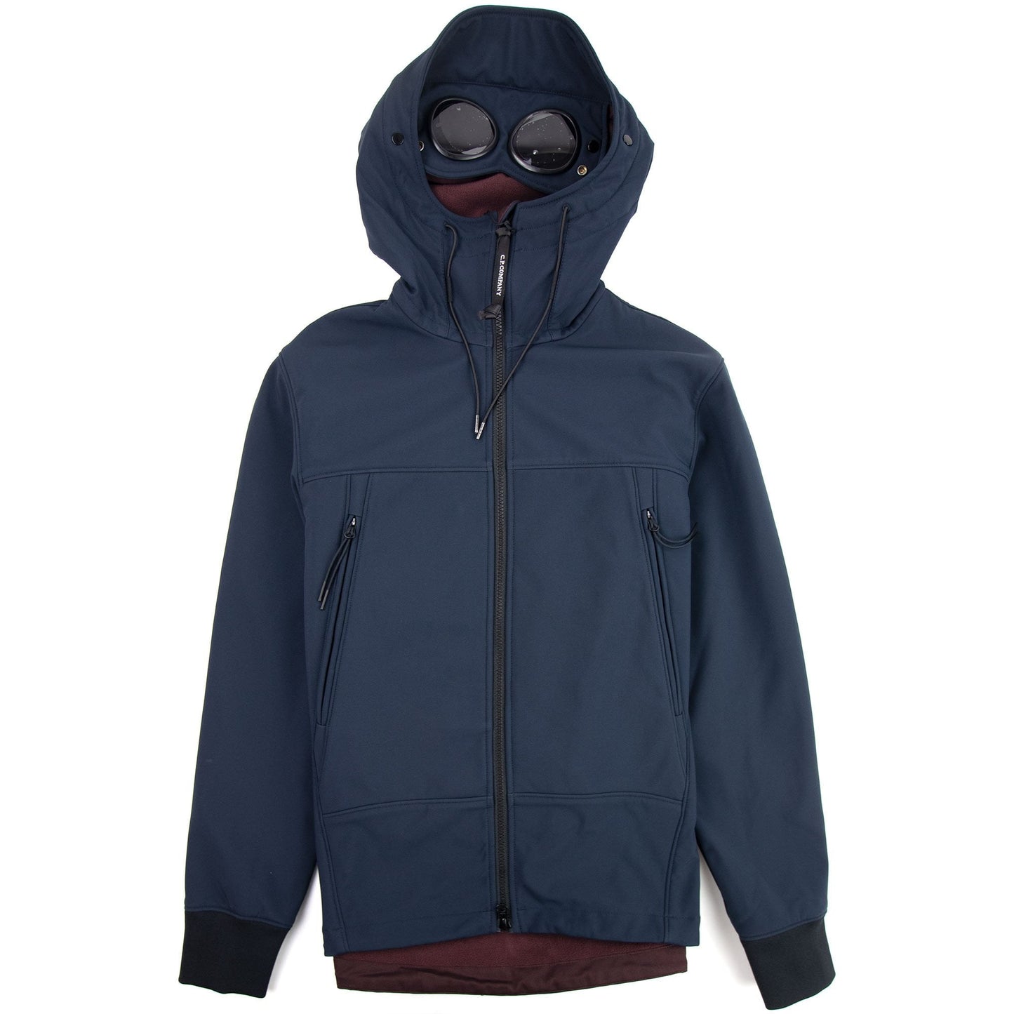 CP Company Shell Concealed Goggle Jacket Navy 888