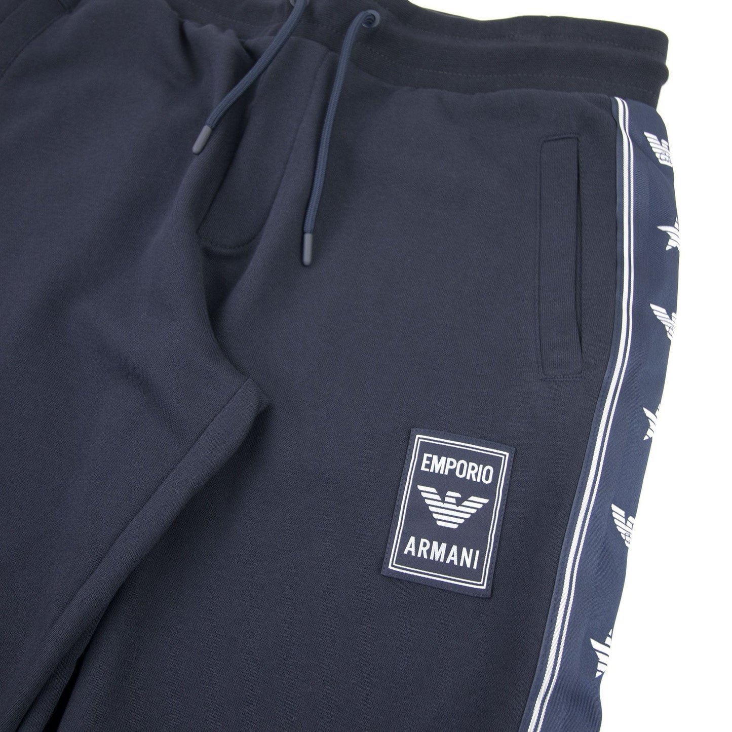 Emporio Armani Side Stripes Jogging Pants Blue Navy 0922