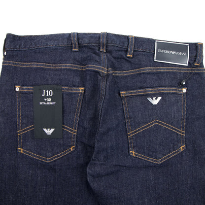 Emporio Armani J10 Extra Slim Fit Jeans 0941 Dark Blue