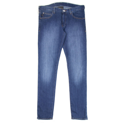 Emporio Armani J10 Extra Slim Fit Jeans 0942 Mid Blue