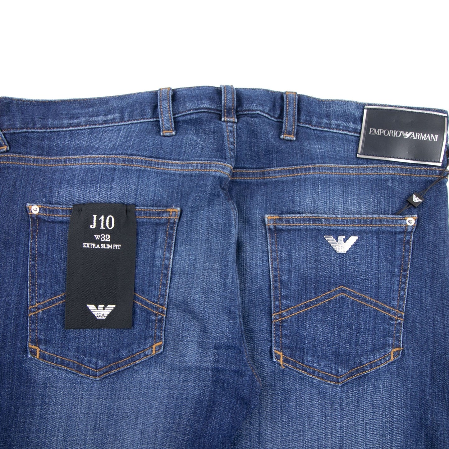 Emporio Armani J10 Extra Slim Fit Jeans 0942 Mid Blue
