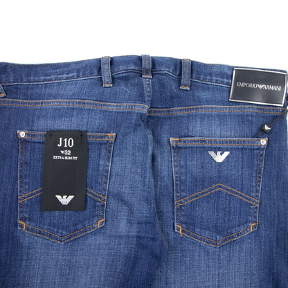 Emporio Armani J10 Extra Slim Fit Jeans 0942 Mid Blue