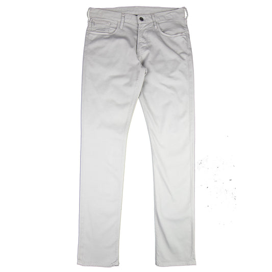 Emporio Armani J06 Slim Fit Matching Stitch Jeans Grey 0603