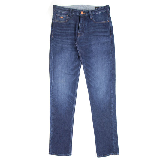 Emporio Armani J75 Slim Fit Selvedge Jeans Denim Blue 0941