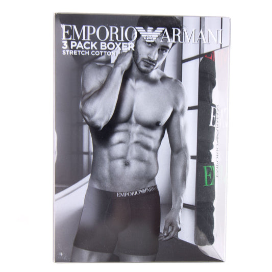 Emporio Armani 3 Pack Boxer Underwear Black/multi