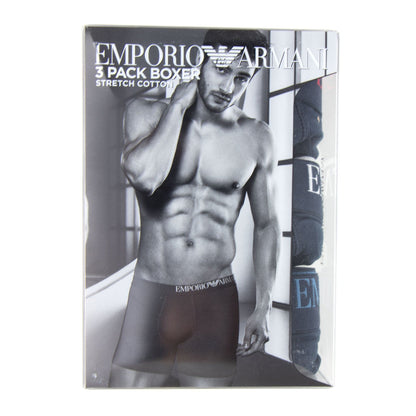 Emporio Armani 3 Pack Boxer Underwear Navy/multi
