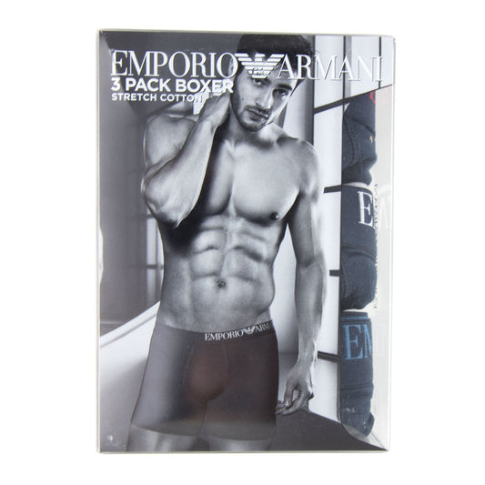 Emporio Armani 3 Pack Boxer Underwear Navy/multi