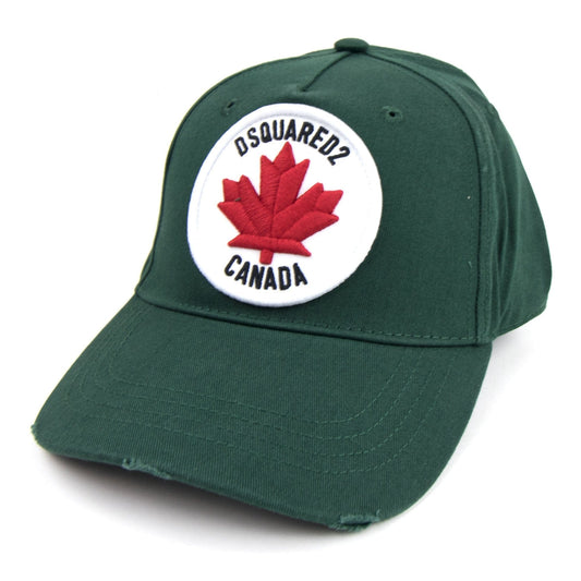 Dsquared2 Maple Patch Logo Baseball Cap Green