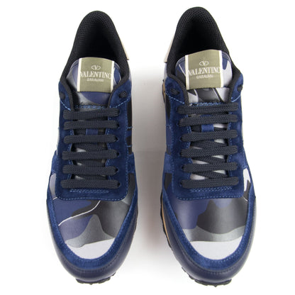 Valentino Rockrunner Camouflage Sneaker Blue Camo BY0