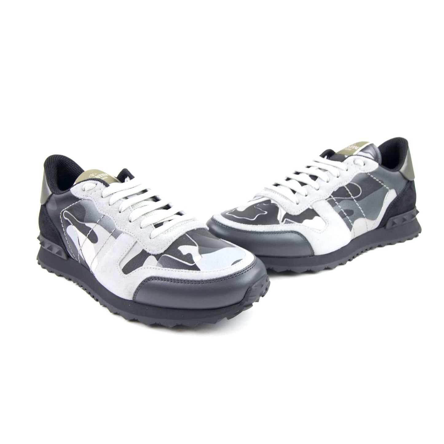 Valentino Rockrunner Camouflage Sneaker Grey/Black IJ7