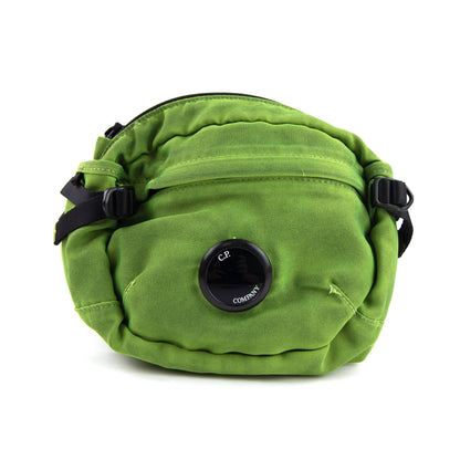 CP Company Garment Dyed Nylon Sateen Lens Waist Bag Dusty Olive 661