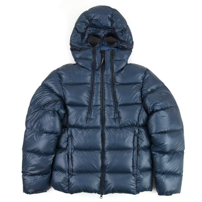 CP Company DD Shell Medium Puffa Jacket Dark Denim 879
