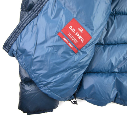 CP Company DD Shell Medium Puffa Jacket Dark Denim 879