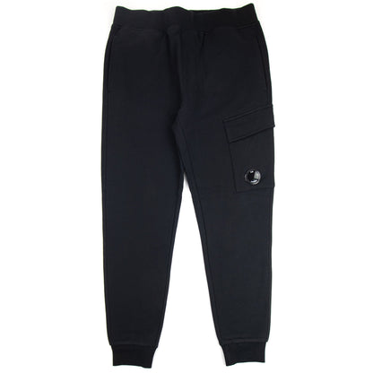CP Company Diagonal Raised Fleece Hoodie Tracksuit 2PCS Black 999