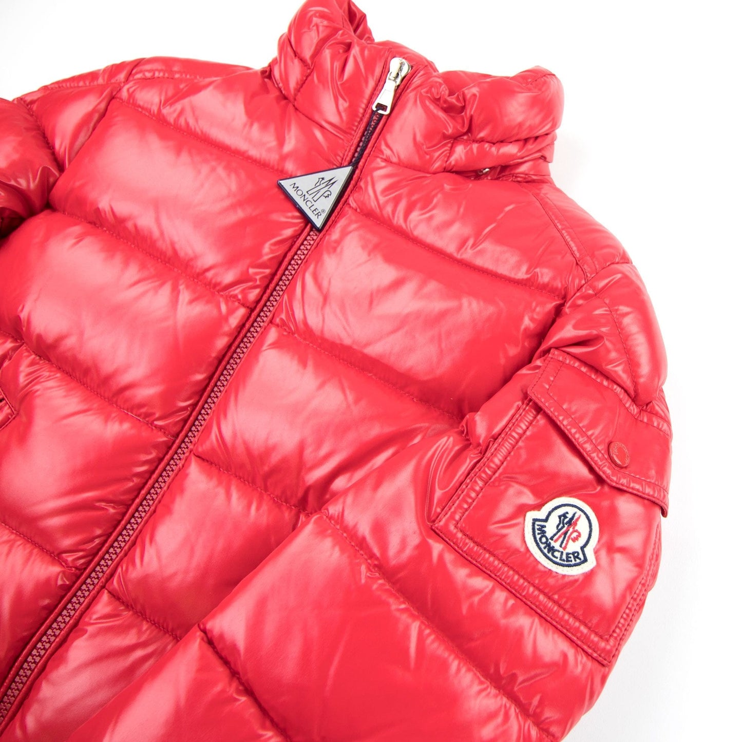 Moncler Junior New Maya Giubbotto Down Jacket Red 455
