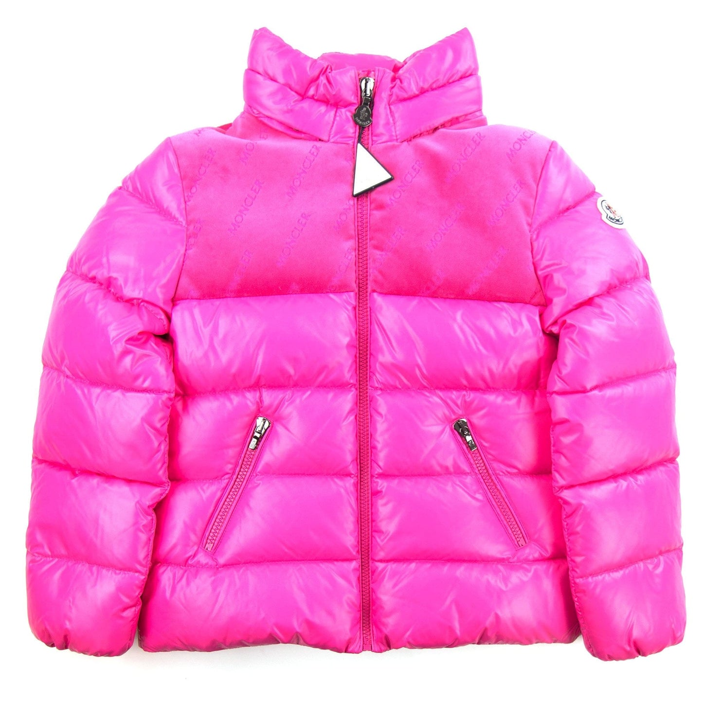 Moncler Junior Paspale Giubbotto Down Jacket Pink 546