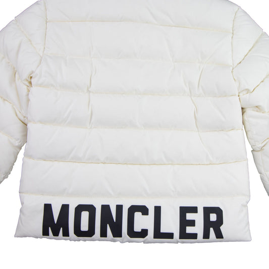 Moncler Junior Lourmarin Giubbotto Down Jacket Off White 038