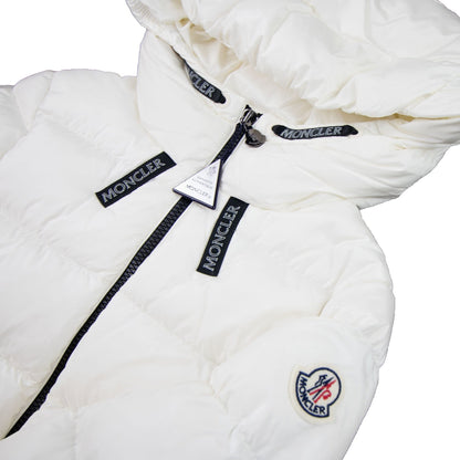 Moncler Junior Chevril Giubbotto Down Jacket Ivory 034