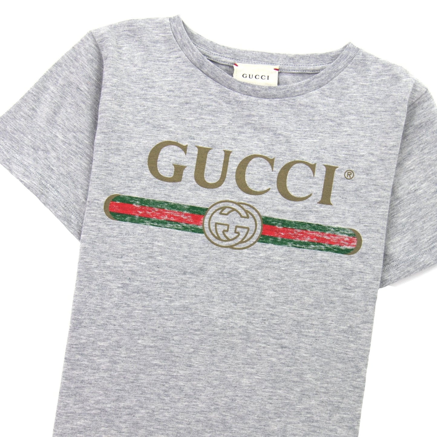 Gucci Junior Logo T-shirt 1676 Grey