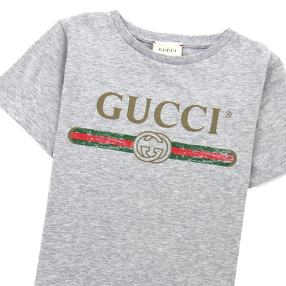Gucci Junior Logo T-shirt 1676 Grey