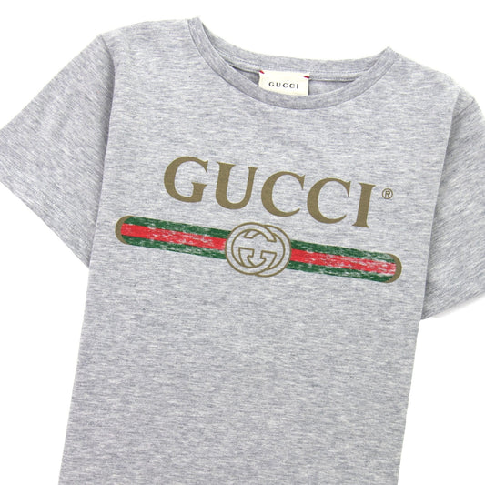 Gucci Junior Logo T-shirt 1676 Grey
