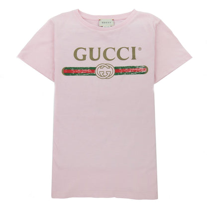 Gucci Junior Logo T-shirt 5861 Pink