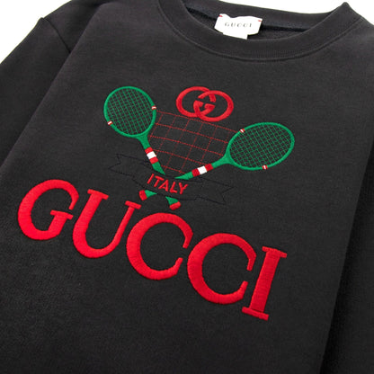 Gucci Junior Sweatshirt With Gucci Tennis 1073 Dark Grey