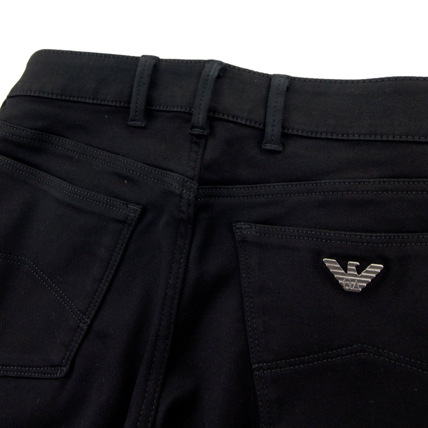 Emporio Armani Jnr J06 Side Piping 5 Pocket Trousers Nero 0999