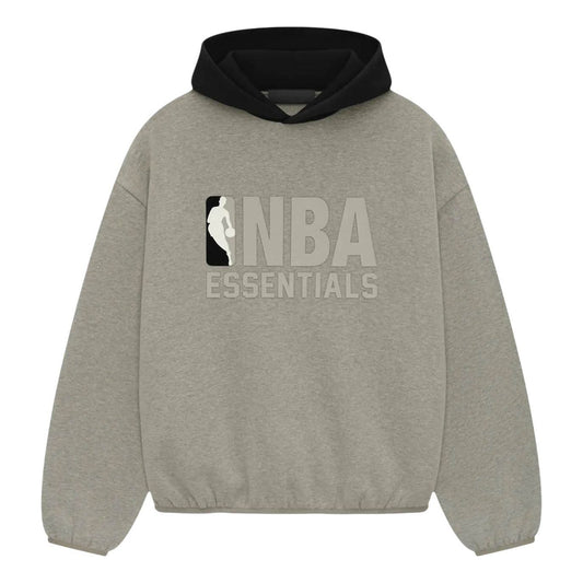 Fear of God Essentials x NBA Hoodie 'Warm Heather Black' 192AL246500F