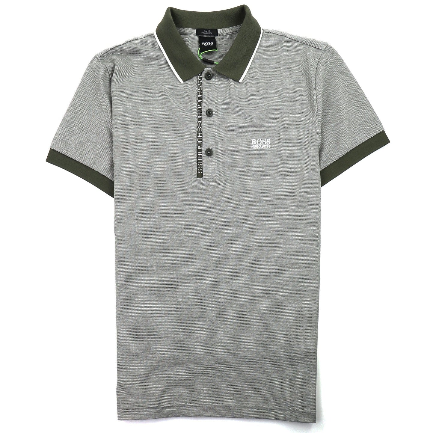 Hugo Boss Paule 4 Short Sleeve Polo Shirt Green