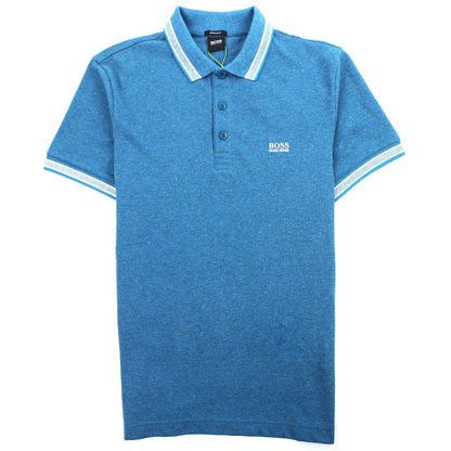 Hugo Boss Paddy Short Sleeve Polo Shirt Open Blue