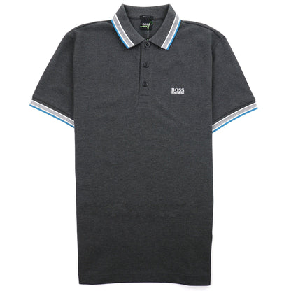 Hugo Boss Paddy Short Sleeve Polo Shirt Anthracite Grey