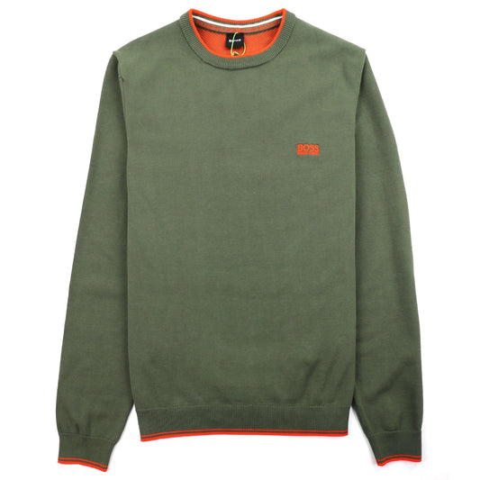 Hugo Boss Rimex Crewneck Sweater Green