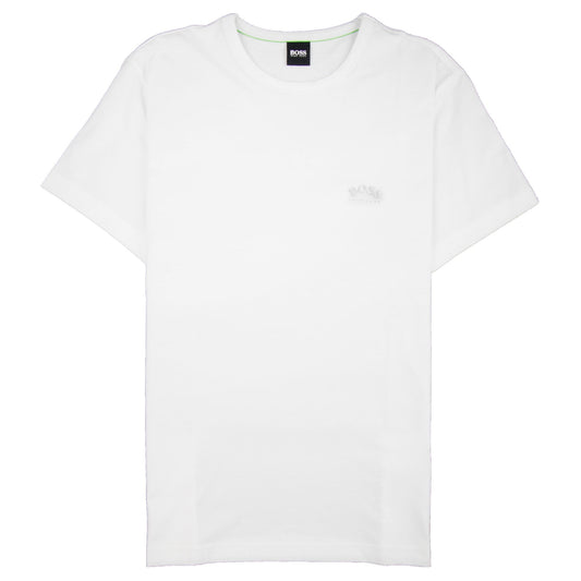 Hugo Boss Curved Logo T-shirt White