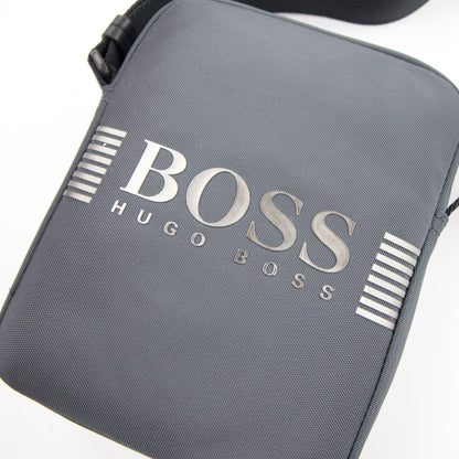 Hugo Boss Pixel Mini Crossbody Bag Dark Grey