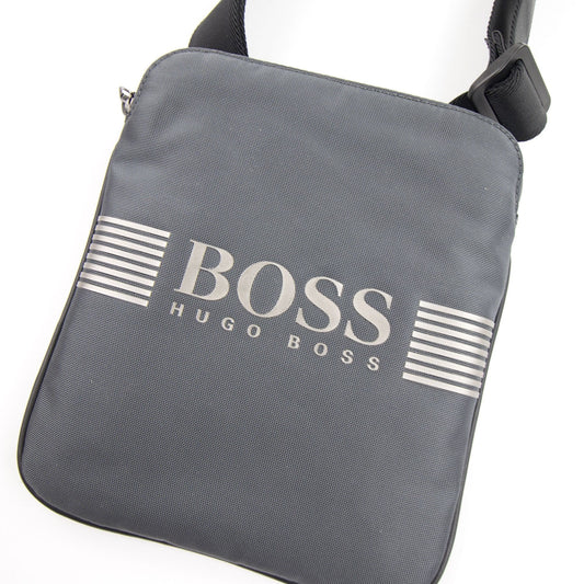 Hugo Boss Pixel Envelope Bag Dark Grey