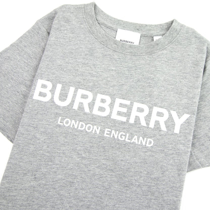 Burberry Children Branded Cotton T-shirt Grey Melange