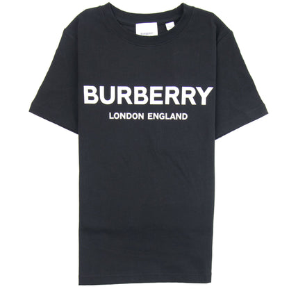 Burberry Children Branded Cotton T-shirt Black