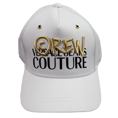 Versace Jeans Couture Crew Logo Baseball Cap White