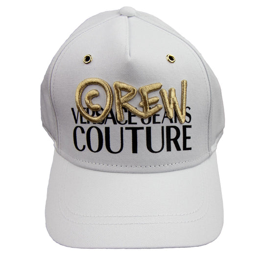 Versace Jeans Couture Crew Logo Baseball Cap White
